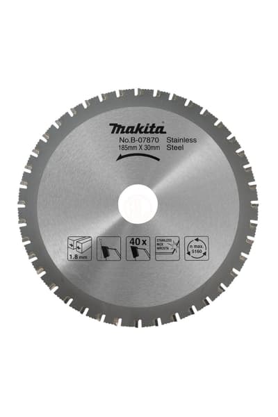 MAKİTA B07870 Metal Kesme Daire Testere 185x40 Diş — görsel 1