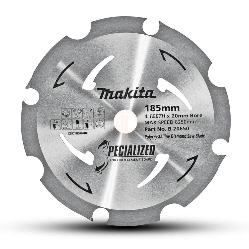 MAKİTA B20650 Fibercement Kesim Daire Testere 185x4 Diş — görsel 1