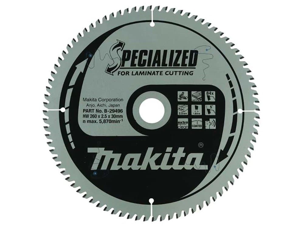 MAKİTA B29496 Laminant Kesim Daire Testere 260x84 Diş — görsel 1