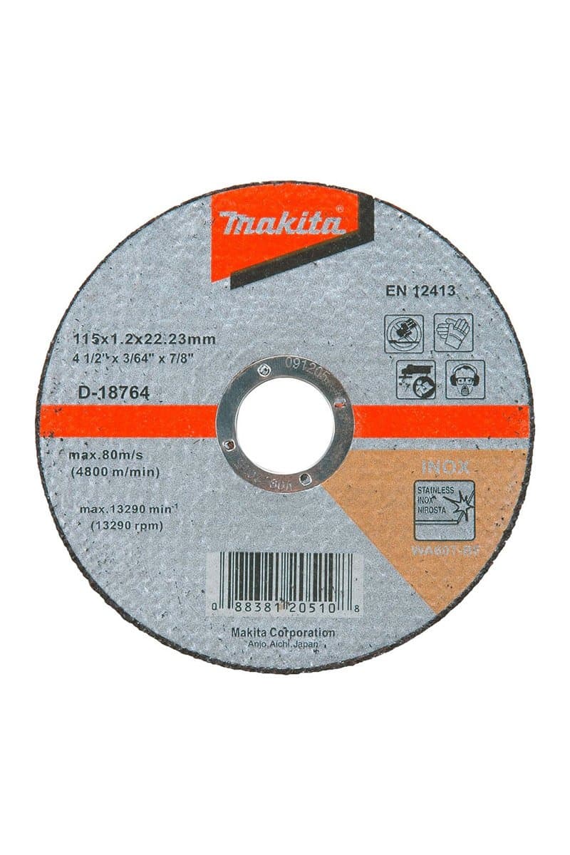 Makita D-18764 İNOX KESME TAŞI-DÜZ 115x1.2 mm — görsel 1