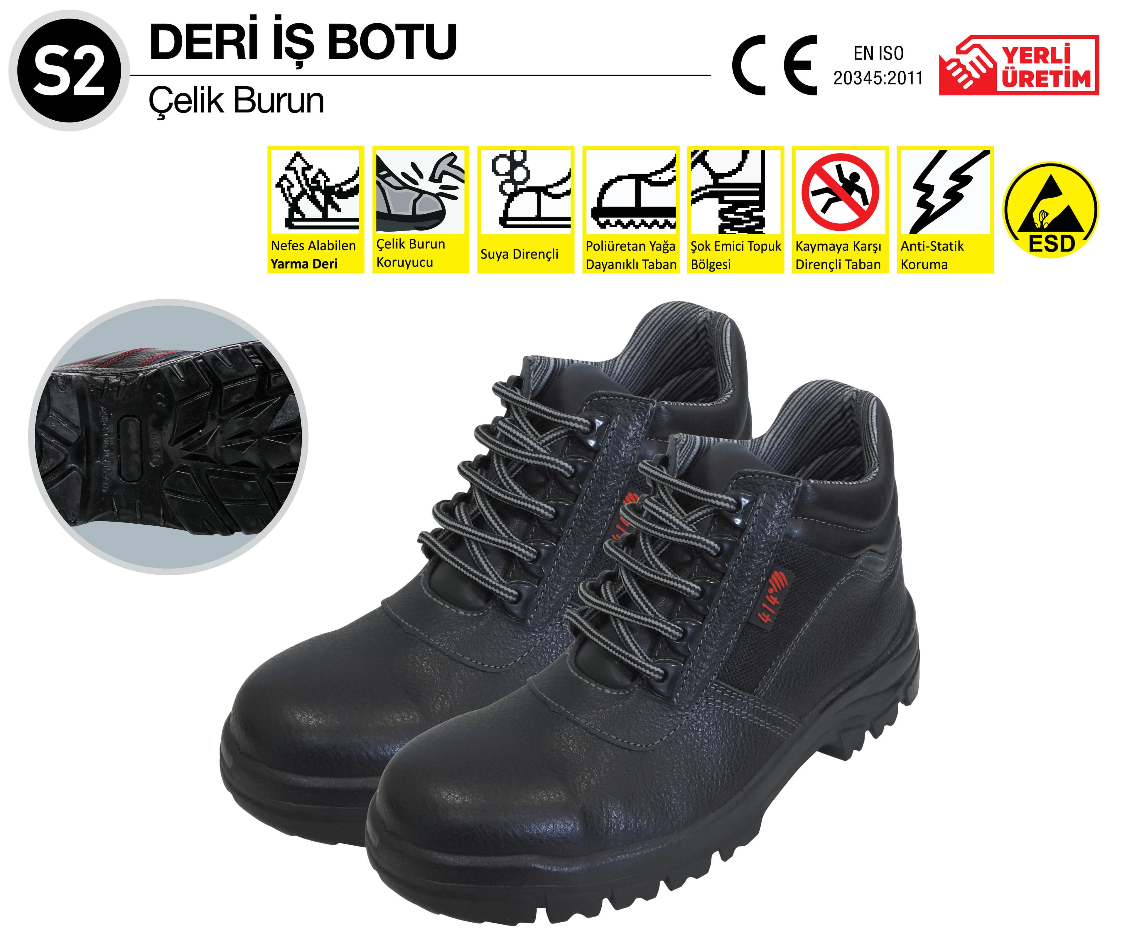 S2 Deri İş Botu NO:42 — görsel 1