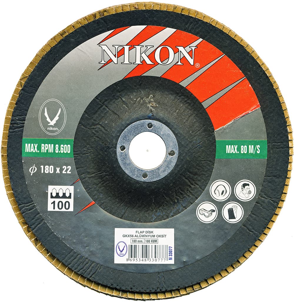 Flap Disk 115 mm 100 Kum — görsel 1