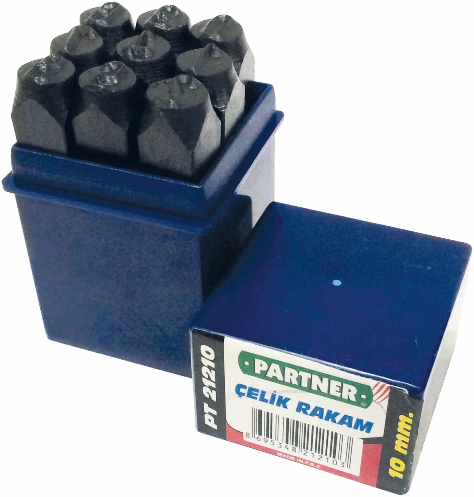 Çelik Rakam 9 Parça 4 mm — görsel 1