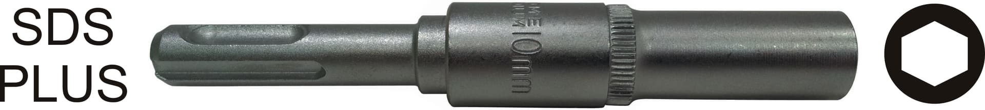 SDS - Plus Somun Adaptörü 110x8 mm — görsel 1