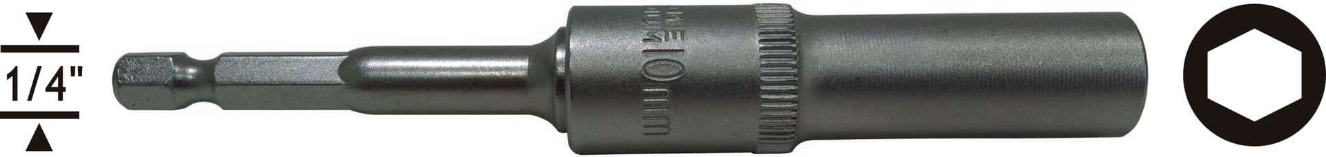 Bıts Somun Adaptörü 1/4"X115X8 mm — image 1