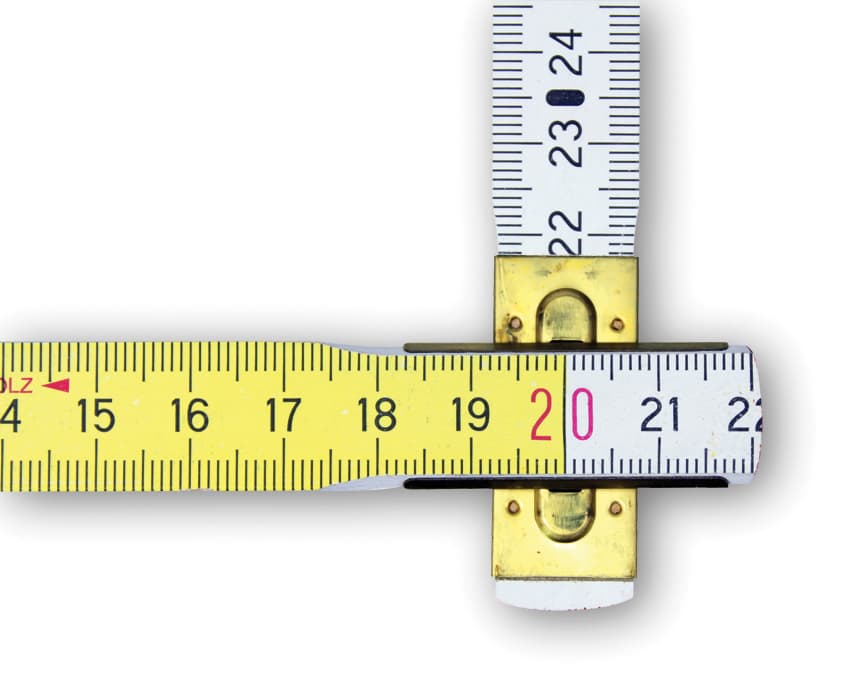 BMI 9142 Gizli Perçin Ahşap Kırma Metre — görsel 1
