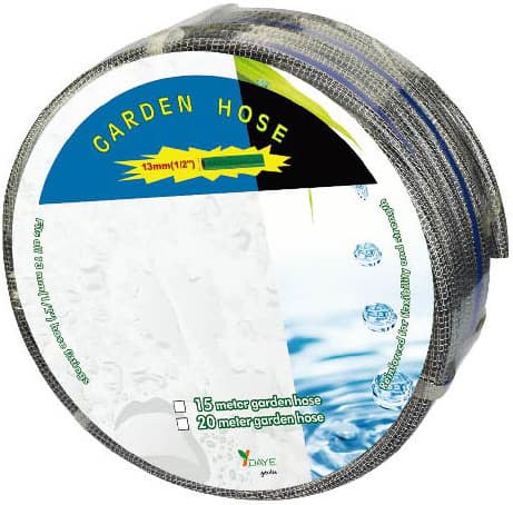 Gri Kanca Dokuma Bahçe Hortumu 20 mt 1/2" — görsel 1