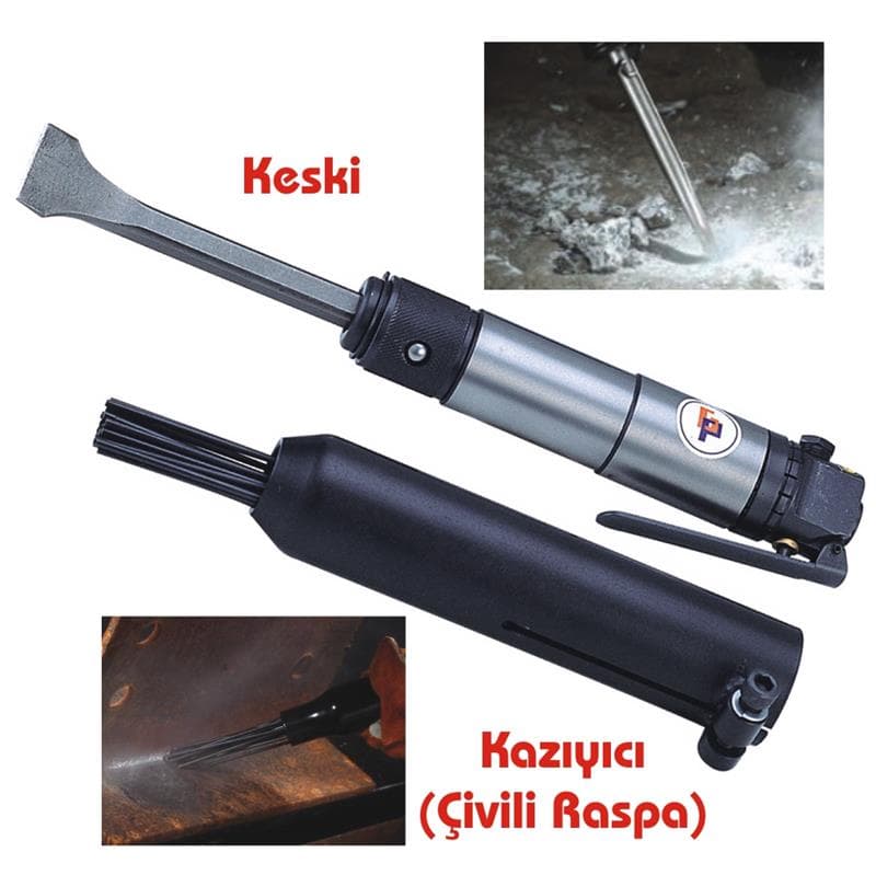 Havalı Keski + Kazıyıcı (Çivili Raspa) — görsel 1
