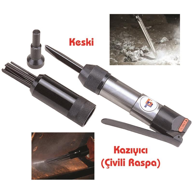 Havalı Keski + Kazıyıcı (Çivili Raspa) — görsel 1