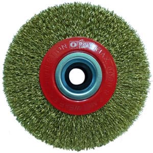 Sarı Telli Daire Fırça 125x25 mm — görsel 1