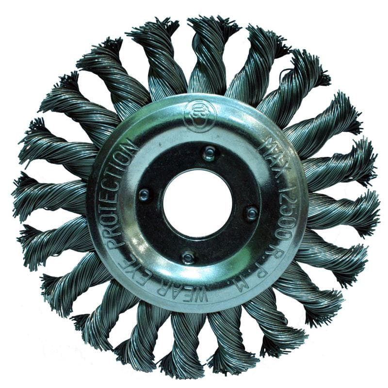 Gri Burma Telli Daire Fırça 200 mm — görsel 1