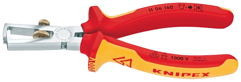 Knipex 1106160 VDE KABLO SIYIRMA PENSESİ 160 mm