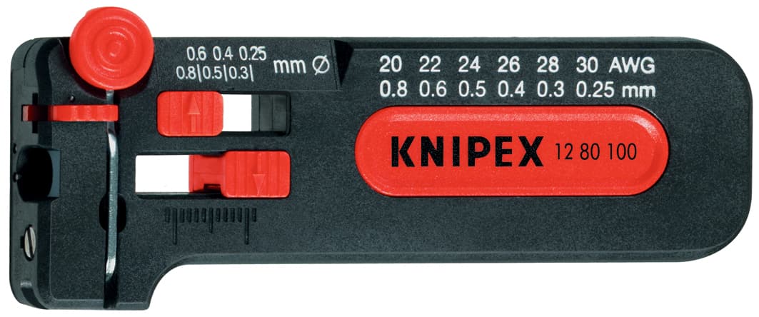 Knipex 1280100SB İNCE KABLO SIYIRMA ALETİ 100 mm — görsel 1