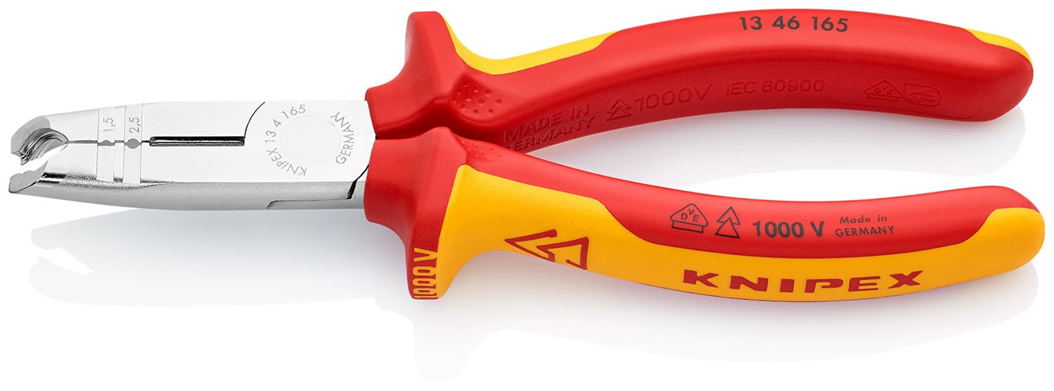 Knipex 1346165 VDE KABLO KILIFI SOYMA PENSESİ 165 mm