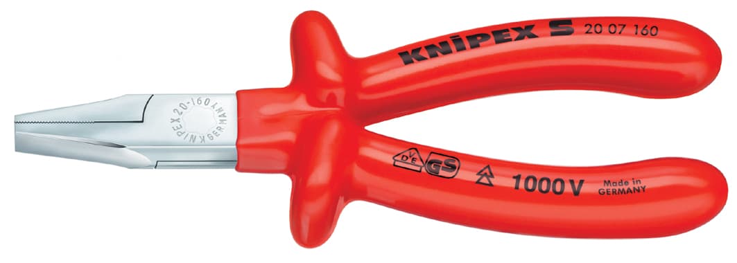 Knipex 2007160 YASSI AĞZI KARGABURUN 160 mm — görsel 1