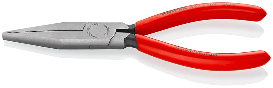 Knipex 3011160 YASSI AĞIZ UZUN KARGABURUN 160 mm — görsel 1