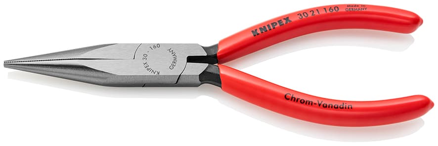Knipex 3021160 YASSI AĞIZ UZUN KARGABURUN 160 mm — görsel 1