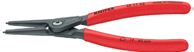 Knipex 4911A2 AĞIR HİZMET DIŞ SEGMAN PENSİ 180 mm — görsel 1