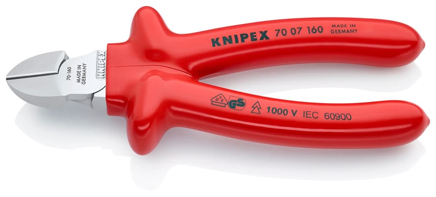 Knipex 7007160 YAN KESKİ 160 mm — görsel 1