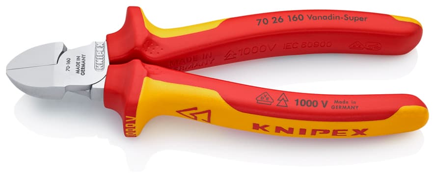 Knipex 7026160 YAN KESKİ 160 mm — görsel 1