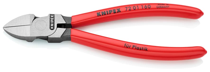 Knipex 7201160 PLASTİK YAN KESKİ 160 mm — görsel 1