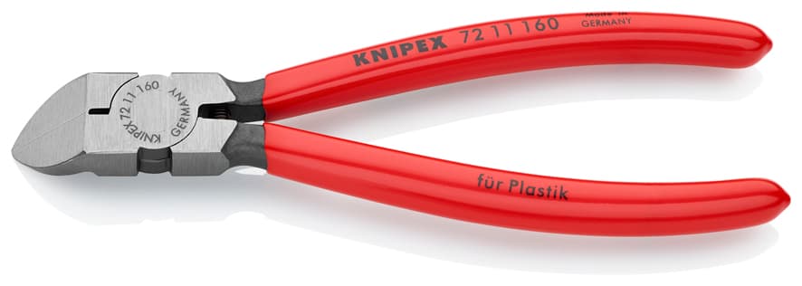 Knipex 7211160 PLASTİK YAN KESKİ 160 mm — görsel 1