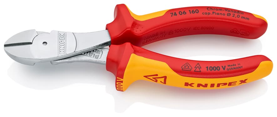 7406160 KNIPEX 74 06 160 Ağır Tip Vde Yan Keski — görsel 1