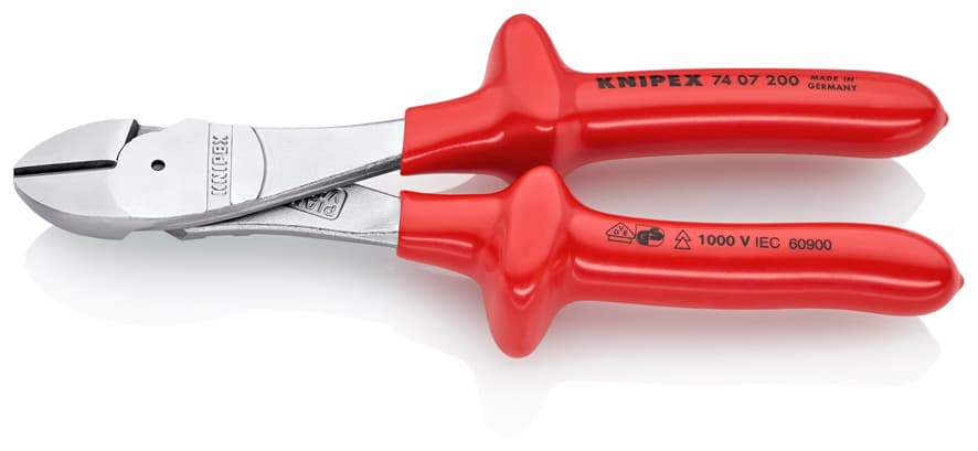 7407200 KNIPEX 74 07 200 Ağır Tip Vde Yan Keski — görsel 1