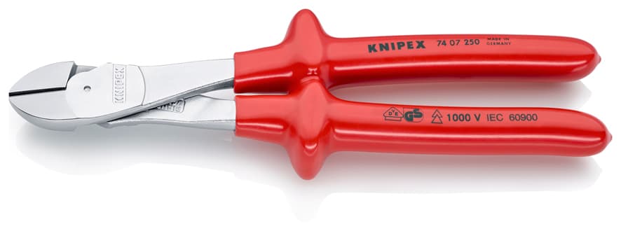 7407250 KNIPEX 74 07 250 Ağır Tip Vde Yan Keski — görsel 1