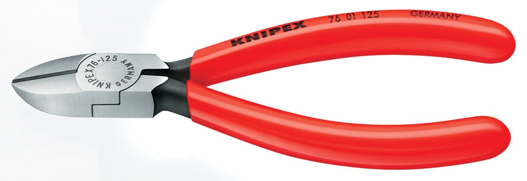 Knipex 7601125 ELEKTRONİKÇİ YAN KESKİ 125 mm — görsel 1