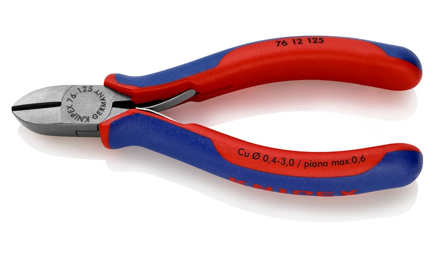 Knipex 7612125 ELEKTRONİKÇİ YAN KESKİ 125 mm — görsel 1