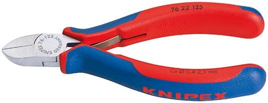 Knipex 7622125 ELEKTRONİKÇİ YAN KESKİ 125 mm — görsel 1