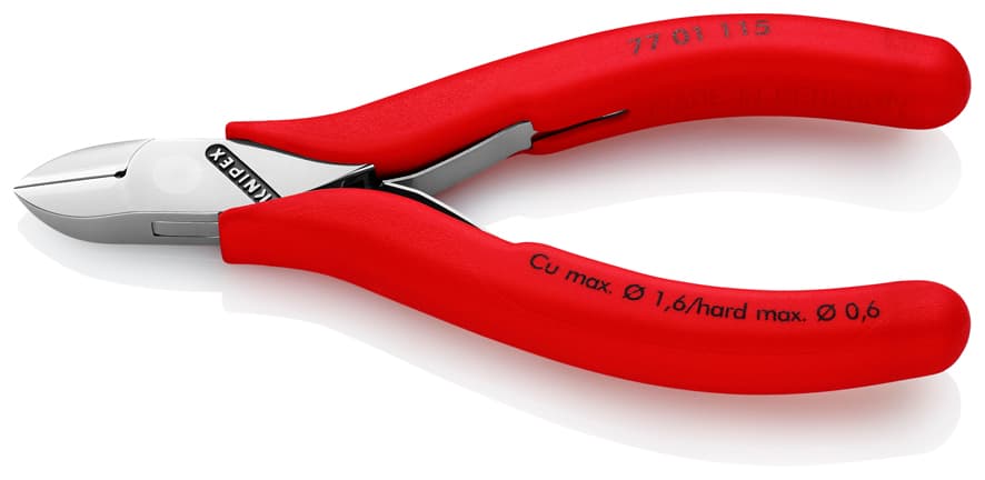 Knipex 7701115 ELEKTRONİKÇİ YAN KESKİ 115 mm — görsel 1