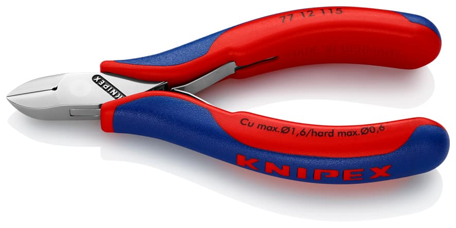 Knipex 7712115 ELEKTRONİKÇİ YAN KESKİ 115 mm — görsel 1