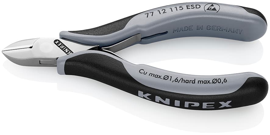 7712115ESD KNIPEX 77 12 115 Esd Elektronikçi Yan Keski — görsel 1