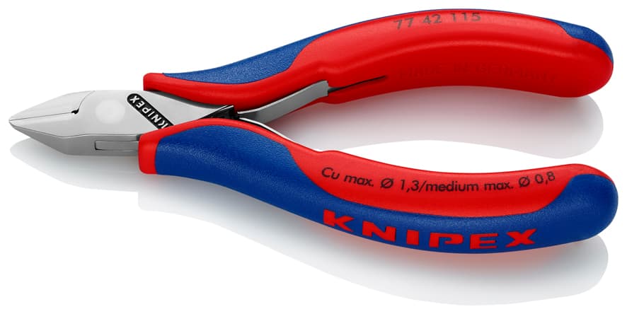 Knipex 7742115 ELEKTRONİKÇİ YAN KESKİ 115 mm — görsel 1