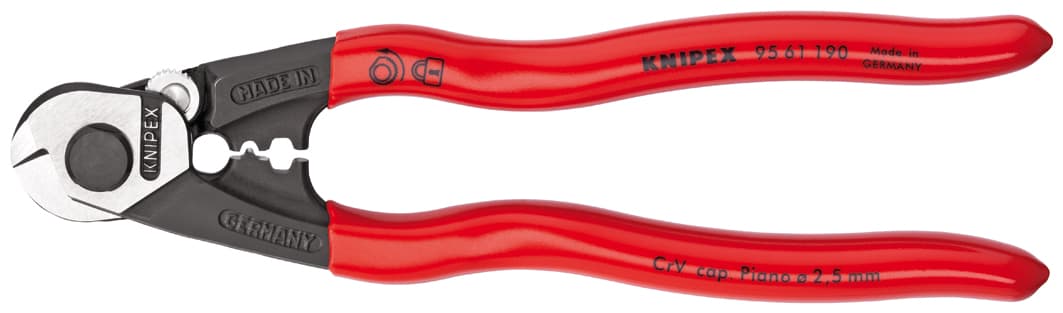 Knipex 9561190 ÇELİK TEL KESME 190 mm — görsel 1
