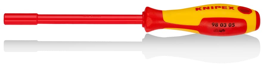Knipex 980305 VDE LOKMA UÇLU TORNAVİDA 230 mm — görsel 1
