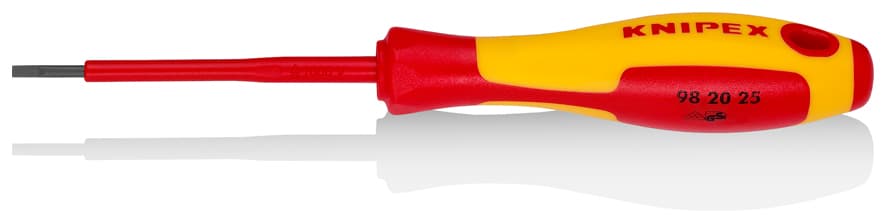 Knipex 982025 VDE DÜZ UÇLU TORNAVİDA 177 mm — görsel 1