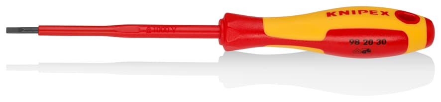 Knipex 982030 VDE DÜZ UÇLU TORNAVİDA 202 mm — görsel 1