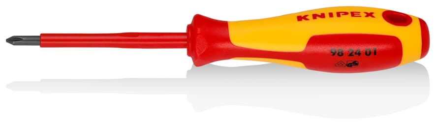 Knipex 982401 VDE YILDIZ UÇLU TORNAVİDA 187 mm — görsel 1