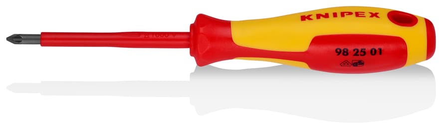 Knipex 982501 VDE POZİDRİV UÇLU TORNAVİDA 187 mm — görsel 1