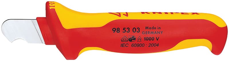 Knipex 985303 VDE KABLO SIYIRMA BIÇAĞI 155 mm — görsel 1