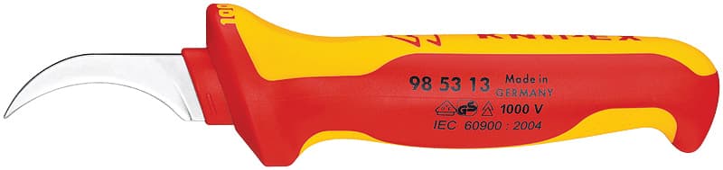 Knipex 985313 VDE KABLO SIYIRMA BIÇAĞI 180 mm — görsel 1