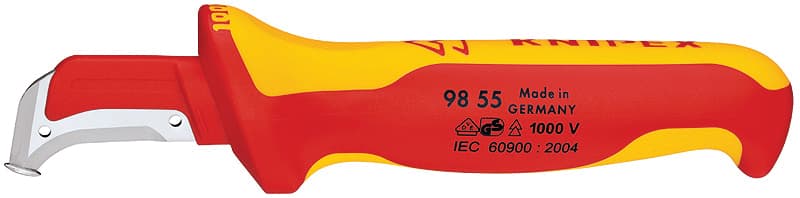 Knipex 9855 VDE KABLO SIYIRMA BIÇAĞI 155 mm — görsel 1