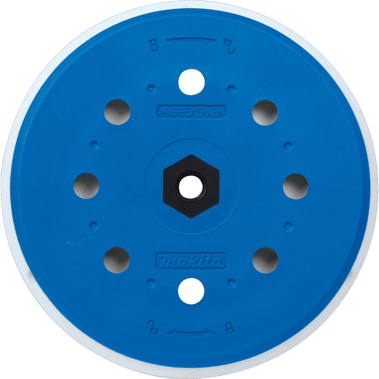 Makita 197315-5 LASTİK TABAN - SERT 150 mm — görsel 1