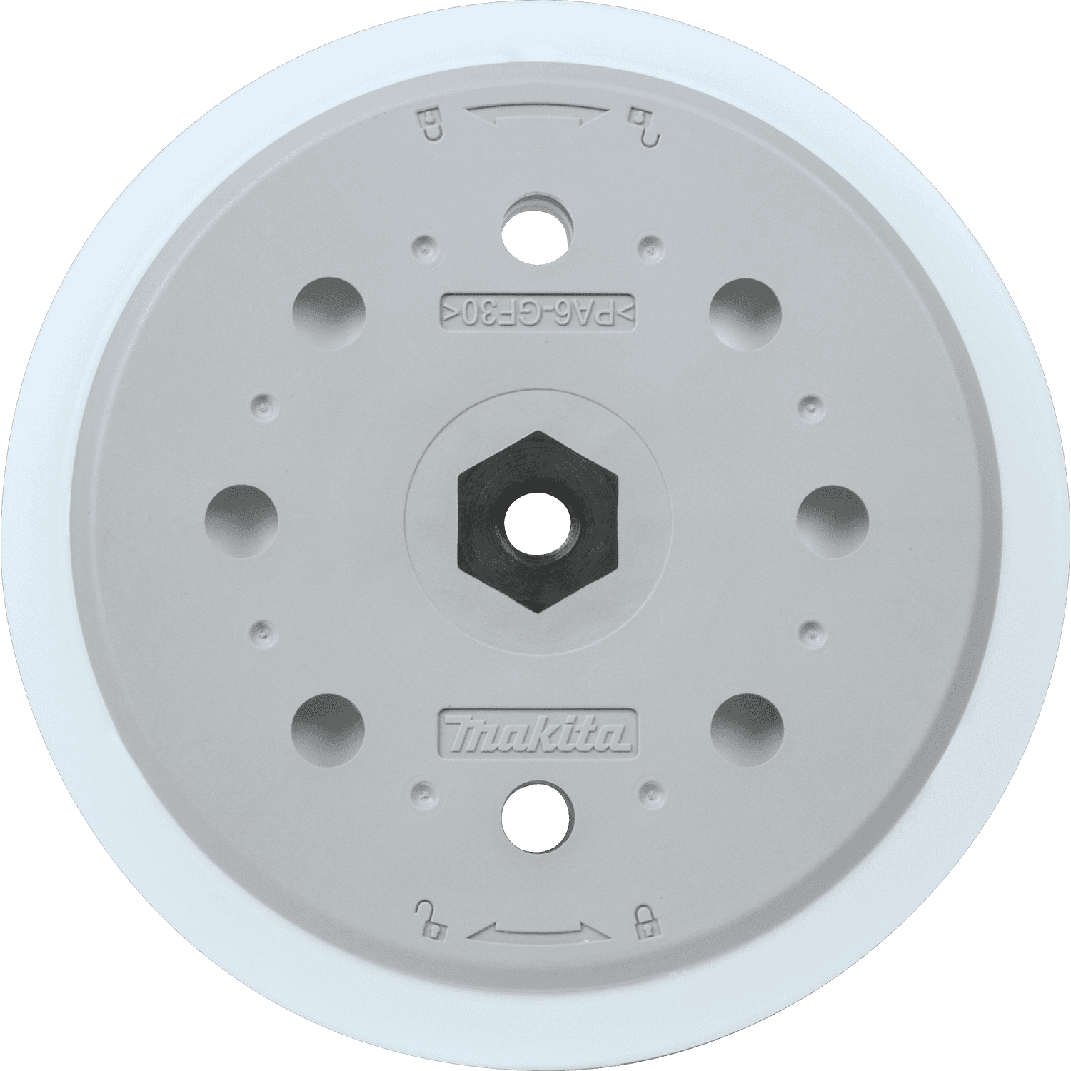 Makita 197316-3 LASTİK TABAN - YUMUŞAK 150 mm — görsel 1