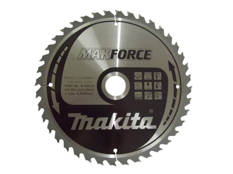 Makita B-08523 AHŞAP DAİRE TESTERE 235x40 DİŞ — görsel 1
