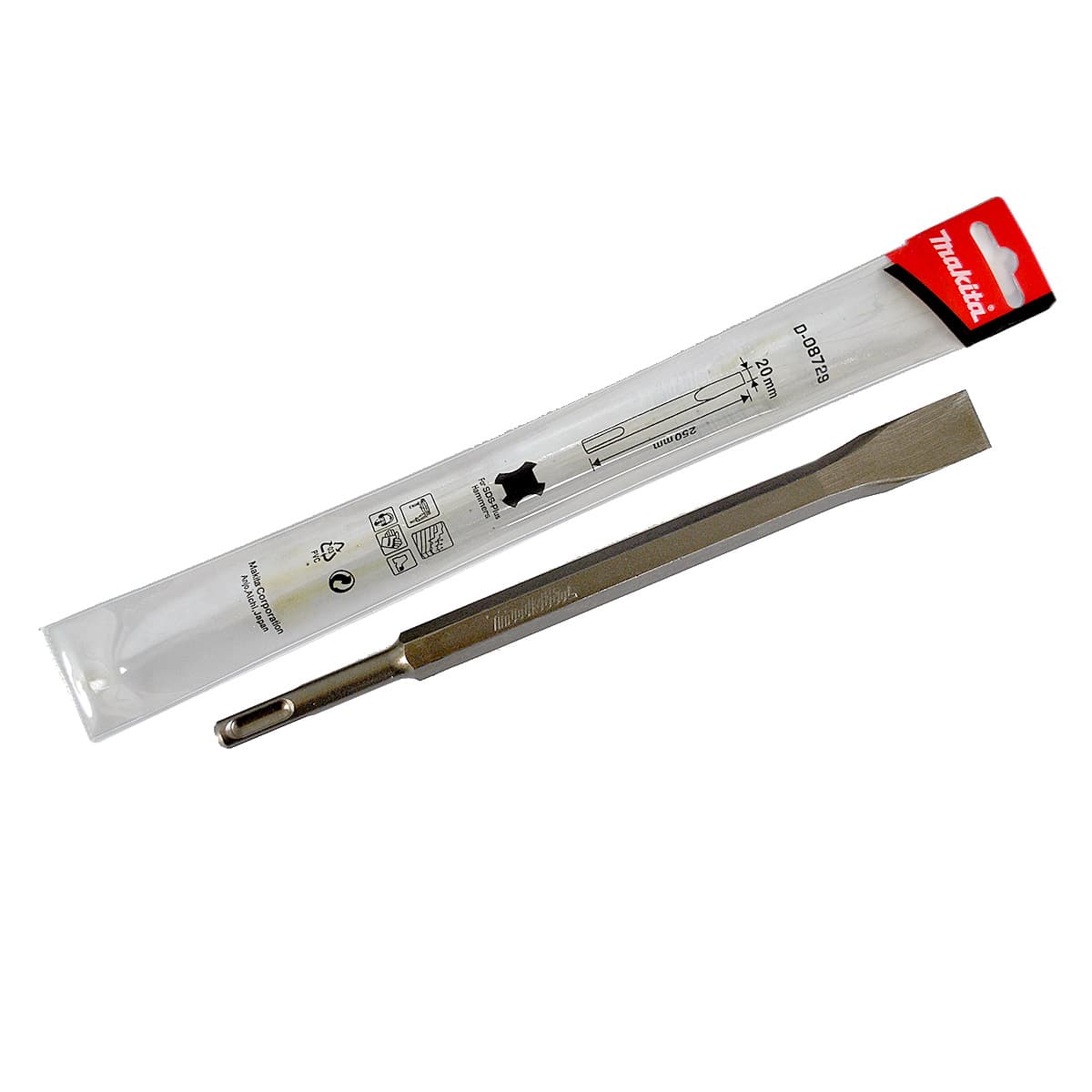 Makita D-08729 SDS - PLUS YASSI TİP KESKİ 20x250 mm — görsel 1