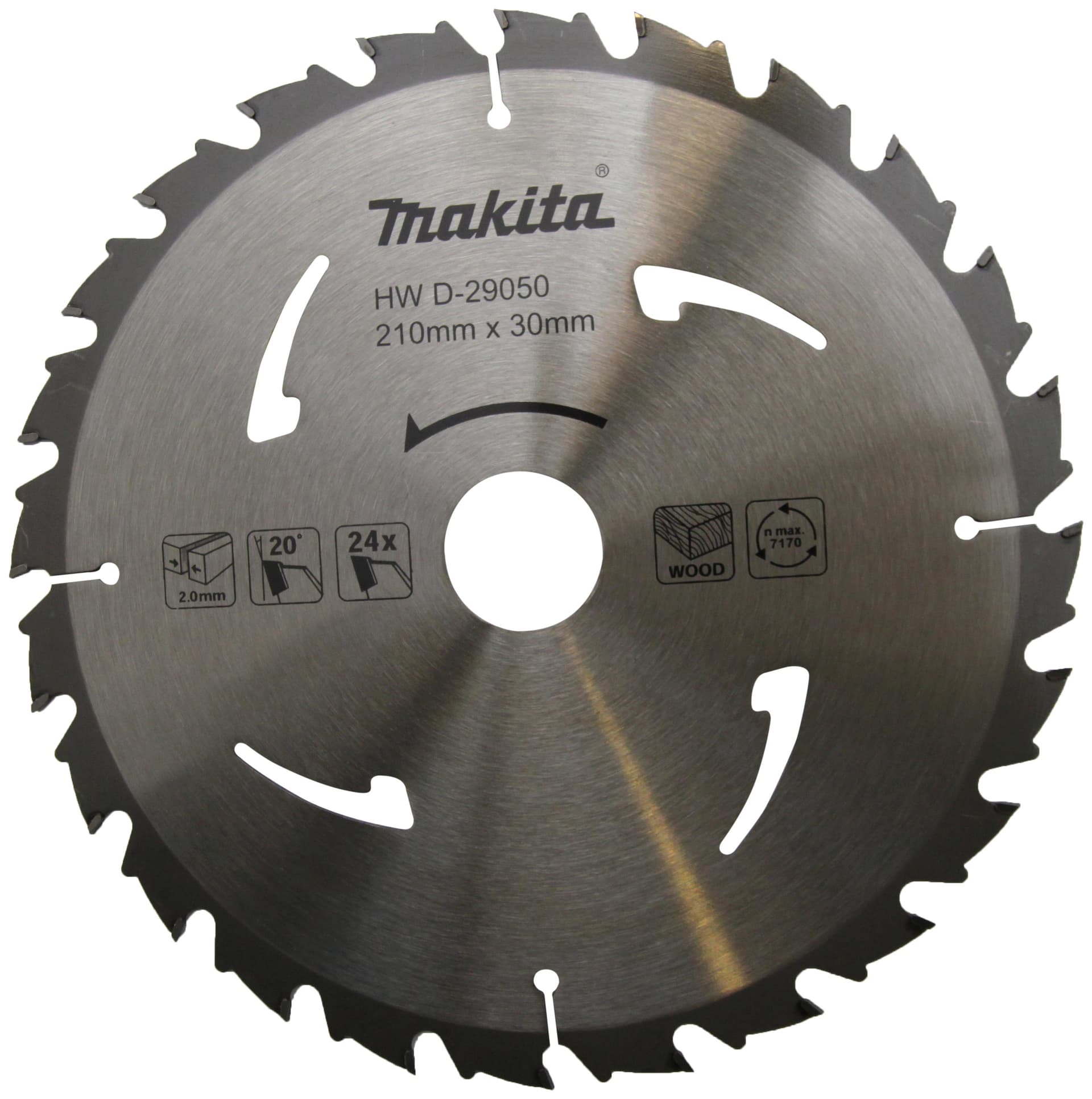 Makita D-29050 AHŞAP DAİRE TESTERE 210x24 DİŞ — görsel 1